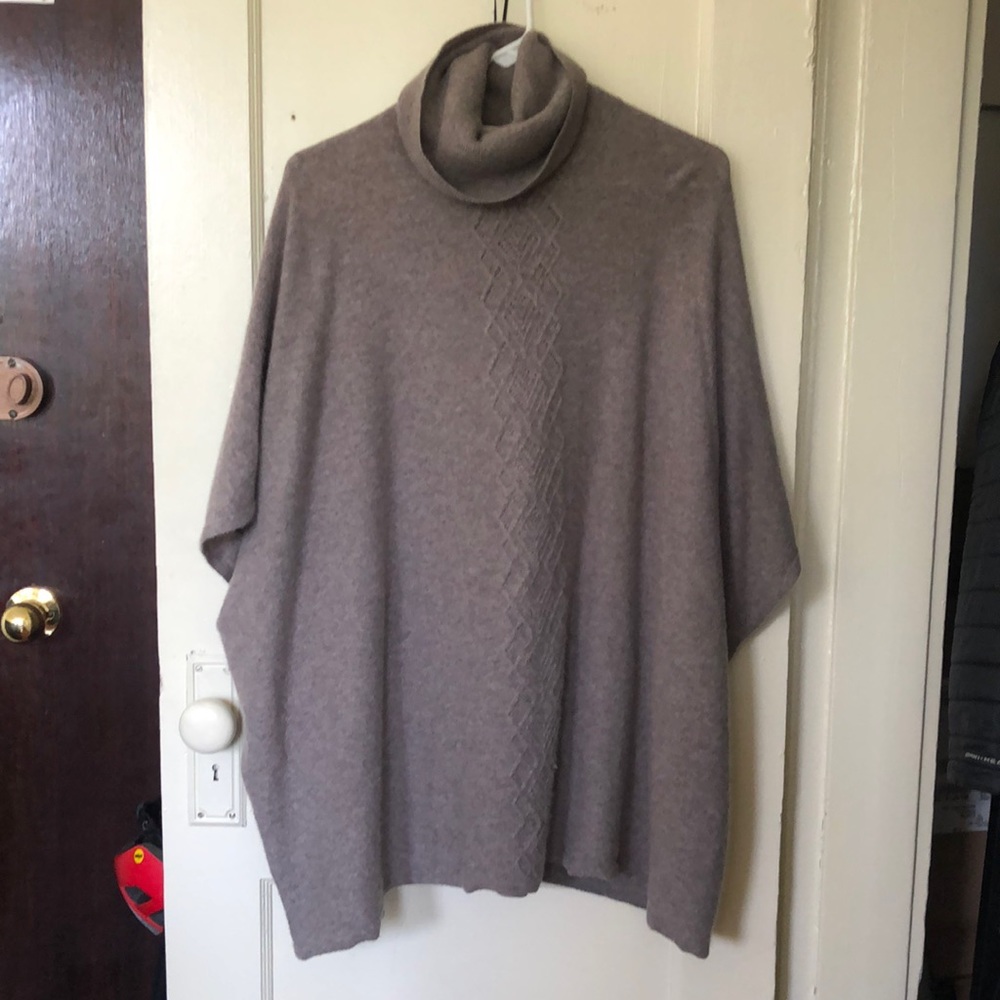 Garnet Hill Poncho Sweater